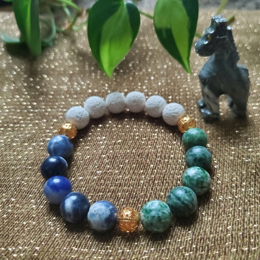 Gemstone Diffuser Bracelet